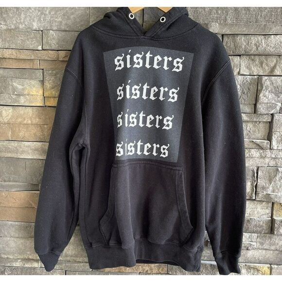 Lane Seven Black Hoodie Sisters Sweatshirt Size Small‎ James Charles - Picture 1 of 3